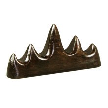 红木笔搁笔托毛笔架 五指峰笔山 文房书法用品 文房四宝